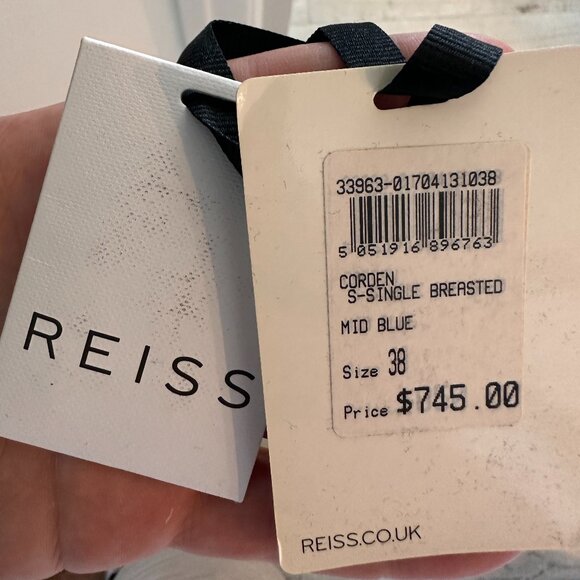 REISS LONDON NAVY SUIT - Picture 3 of 5